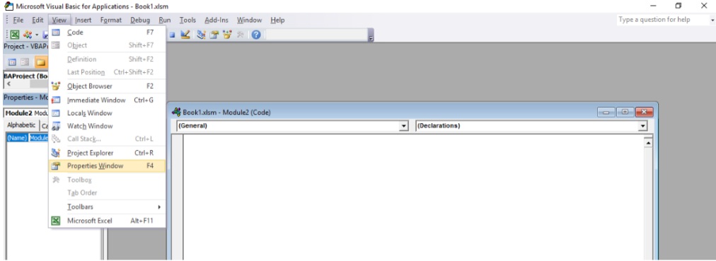 create a new module